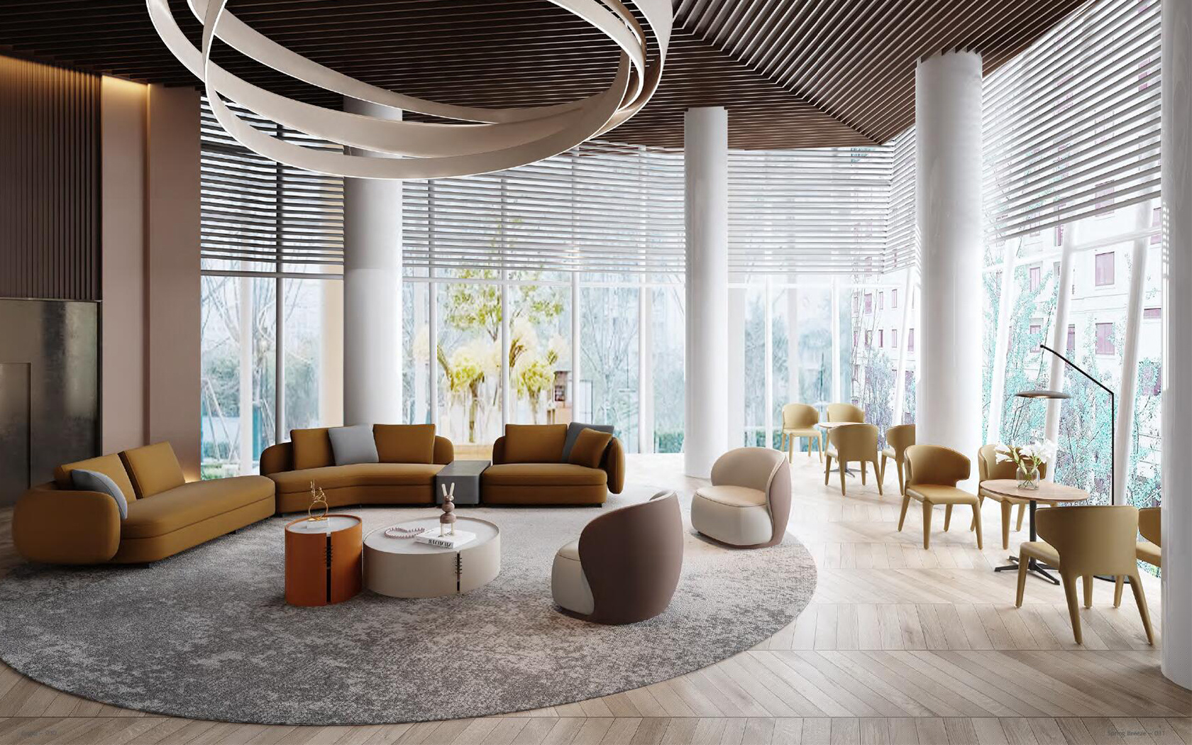 前臺接待區(qū)家具